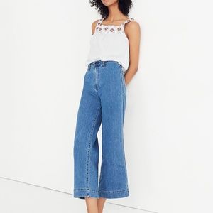 Madewell Emmet Wide Leg Crop, Highwaisted